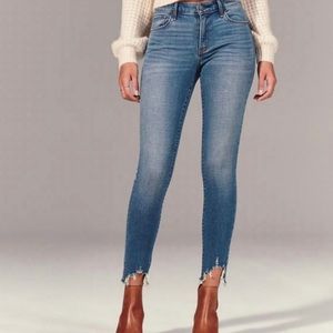 Abercrombie & Fitch Midrise Ankle Skinny Jeans